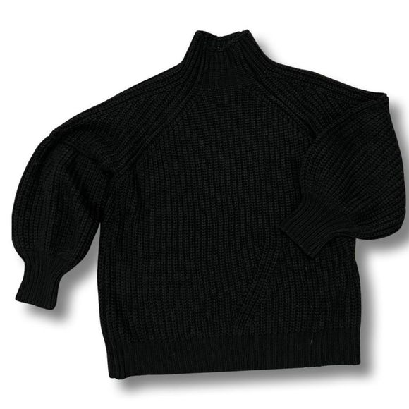 Lala Factory Knit Oversized Balloon Sleeve Sweater Size S - Picture 1 of 3